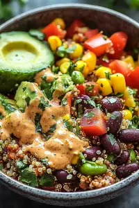 High Protein Southwest Quinoa Salad