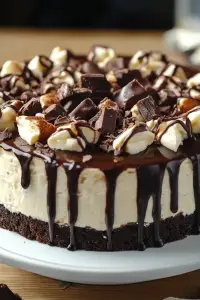 Hot Fudge Brownie Cheesecake