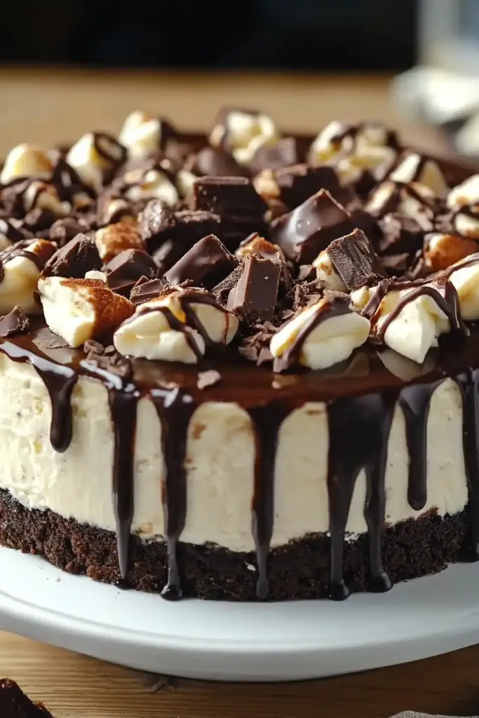 Hot Fudge Brownie Cheesecake