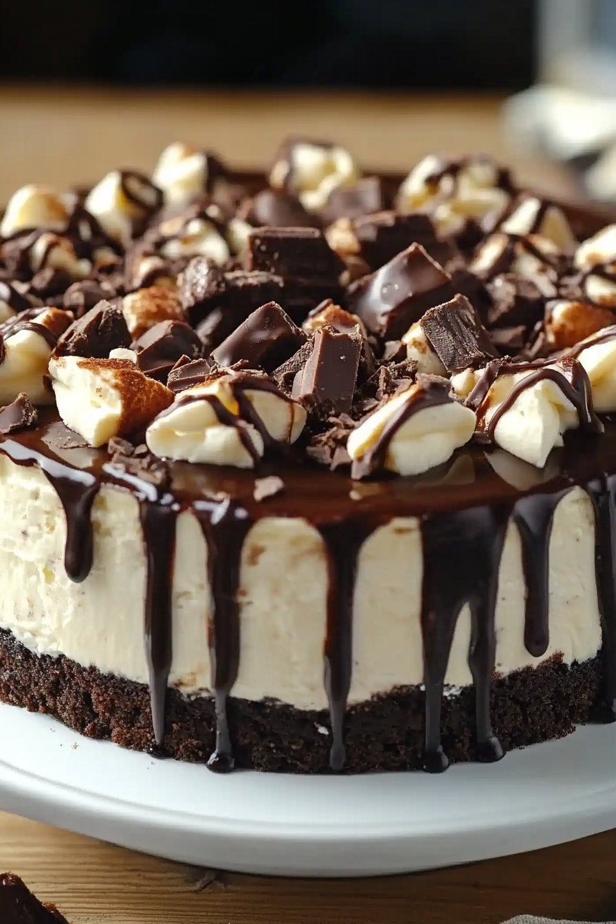 Hot Fudge Brownie Cheesecake