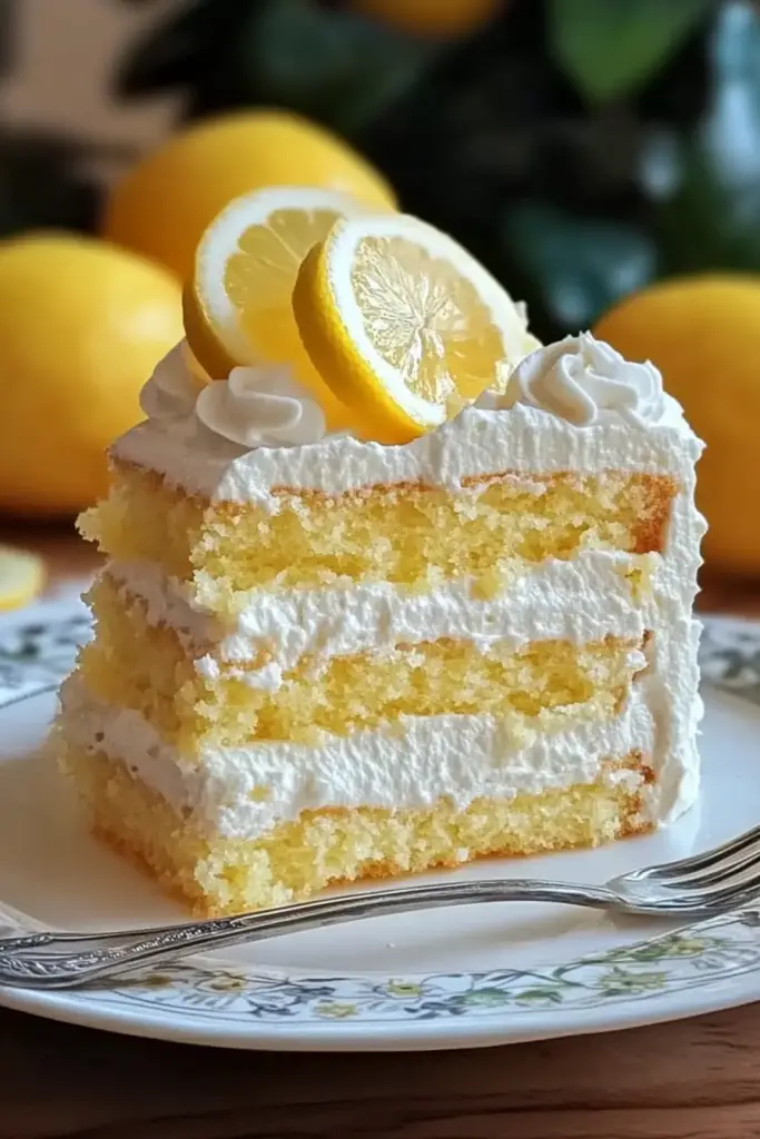 Italian Lemon Cream Cake