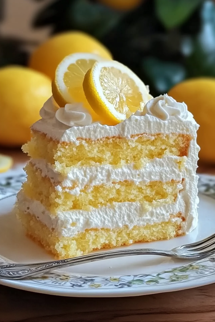 Italian Lemon Cream Cake