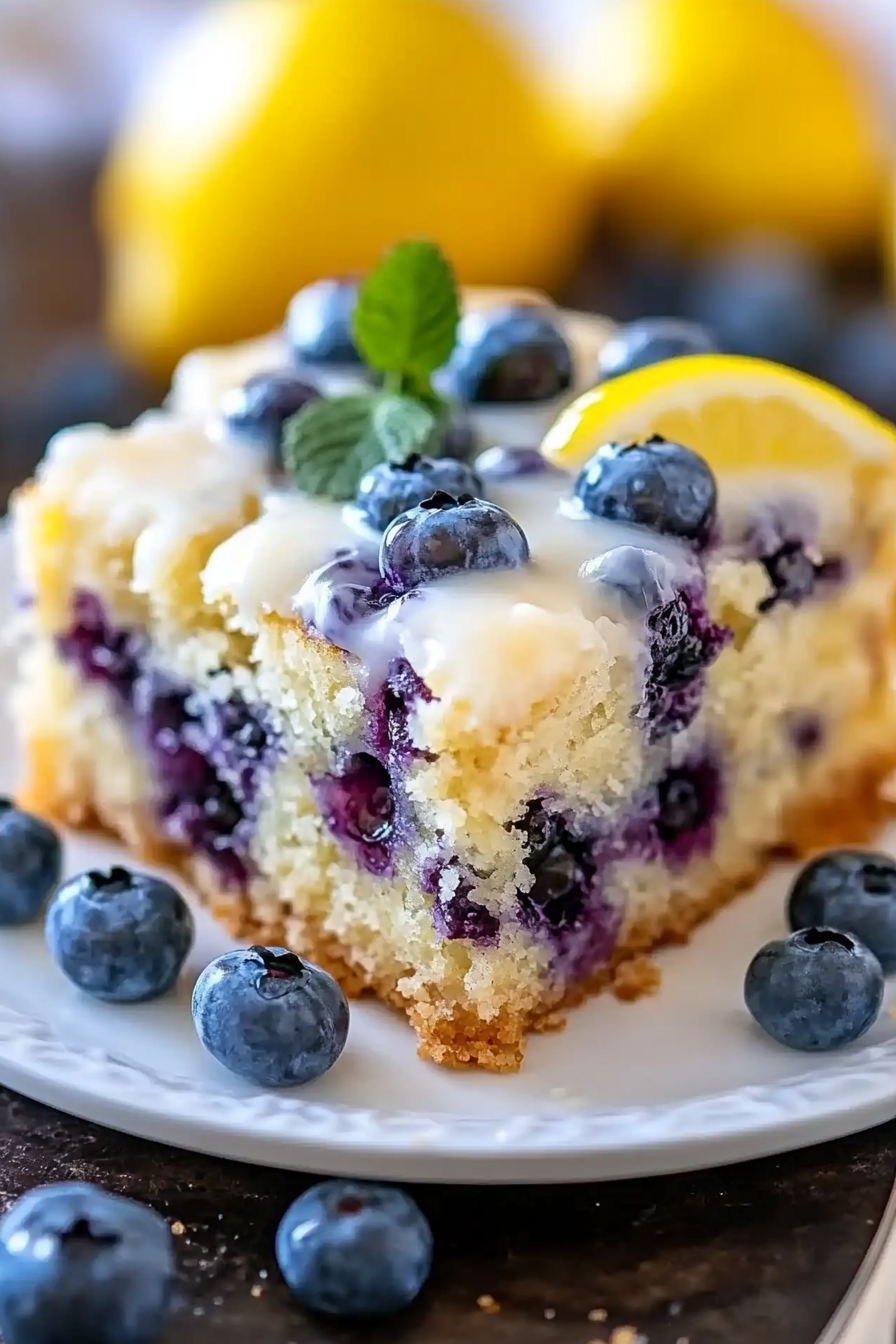 Lemon Blueberry Coffee Cake