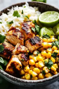 Mexican Street Corn Chicken Bowl