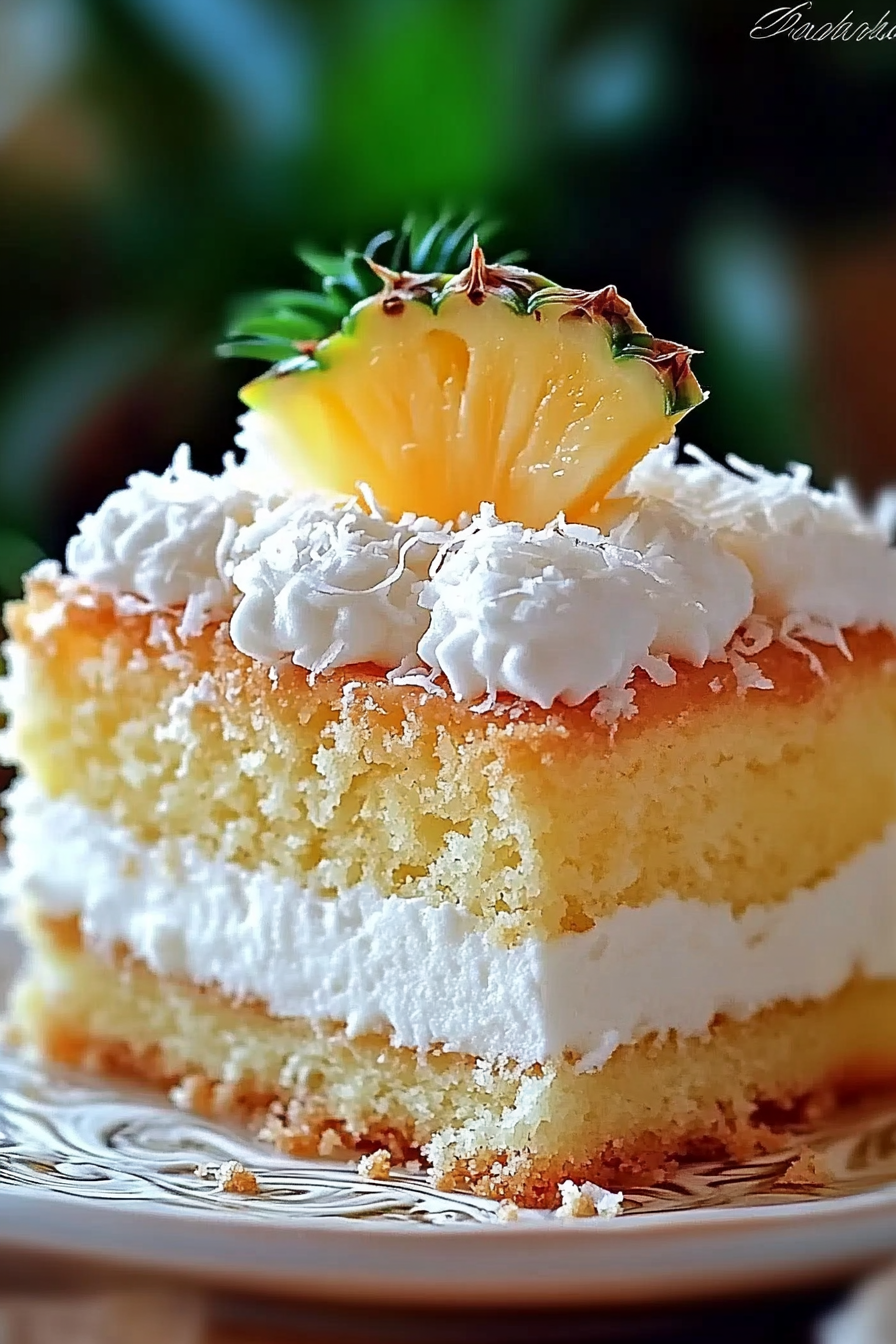 Pineapple Coconut Cake