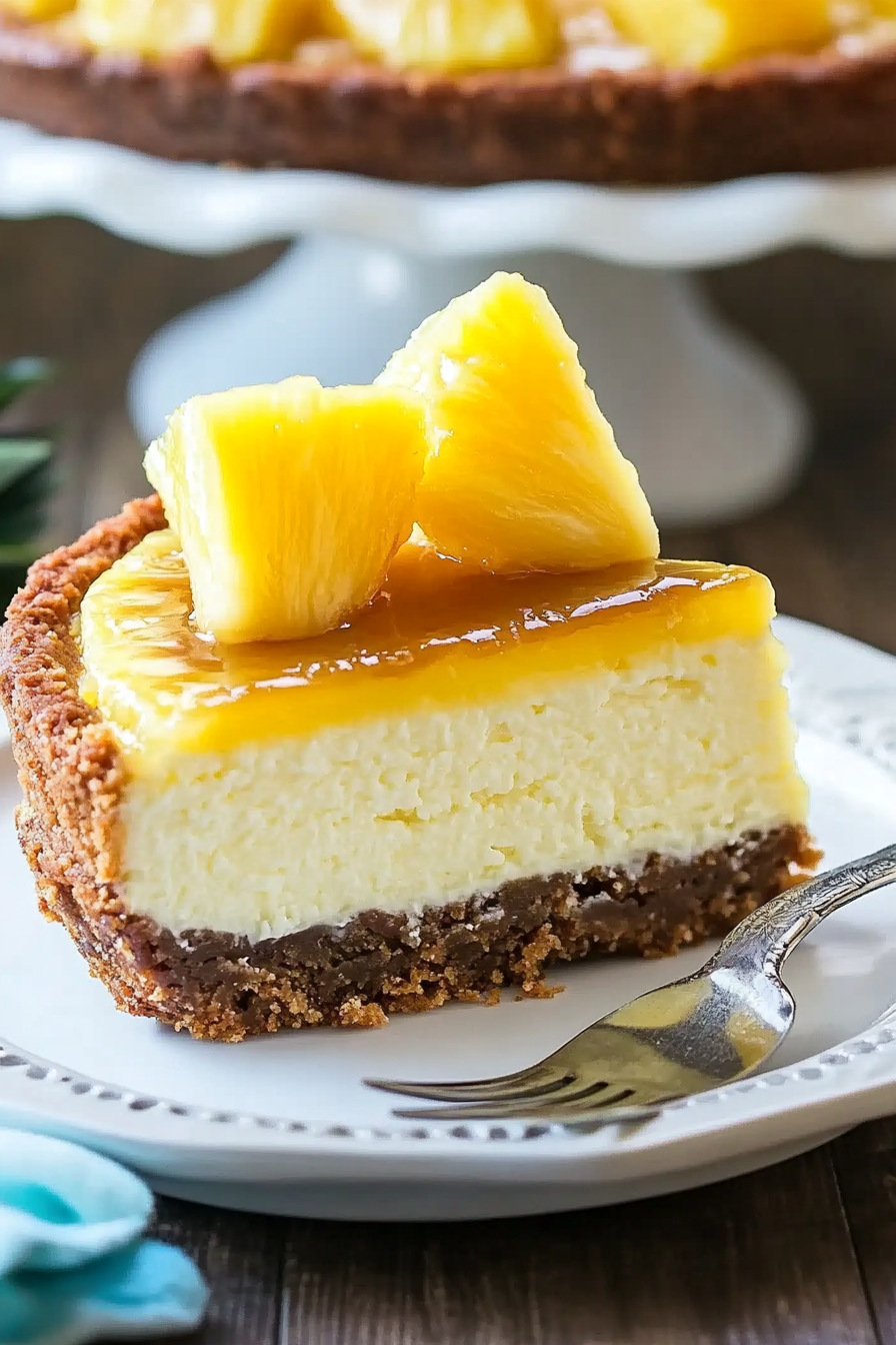 Pineapple cheesecake