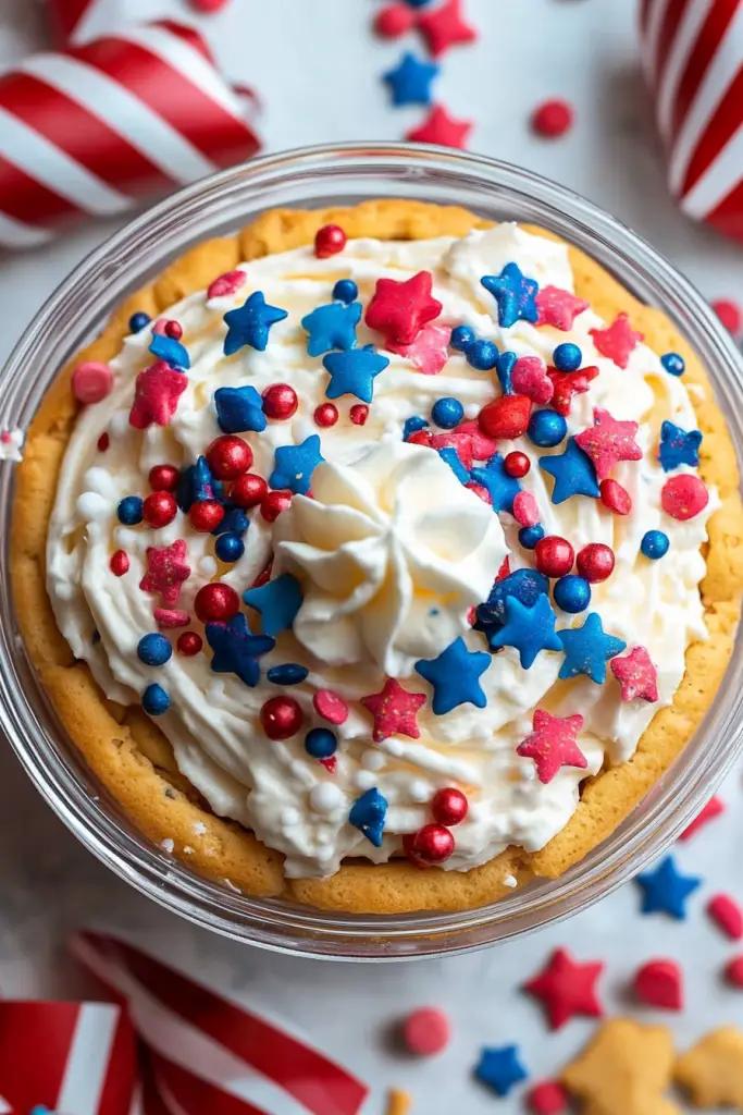 Red White Blue Funfetti Dip