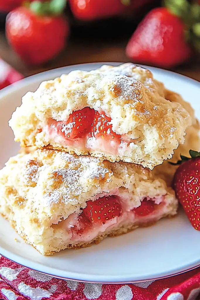 Strawberry Scones