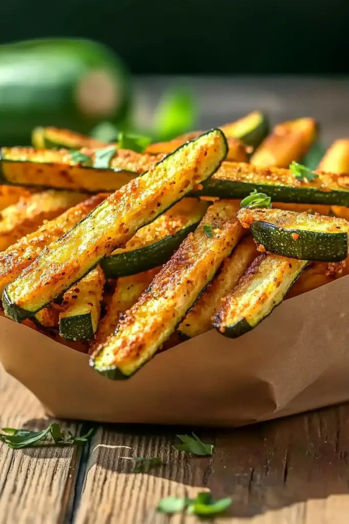 air fryer zucchini fries