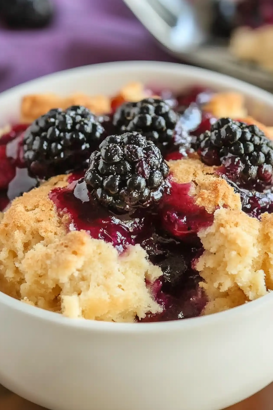 blackberry cobbler