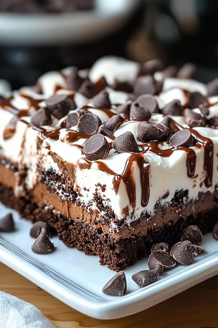 chocolate poke cake
