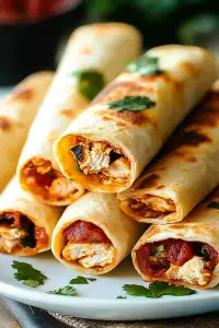 cream cheese chicken taquitos