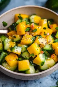 mango cucumber salad