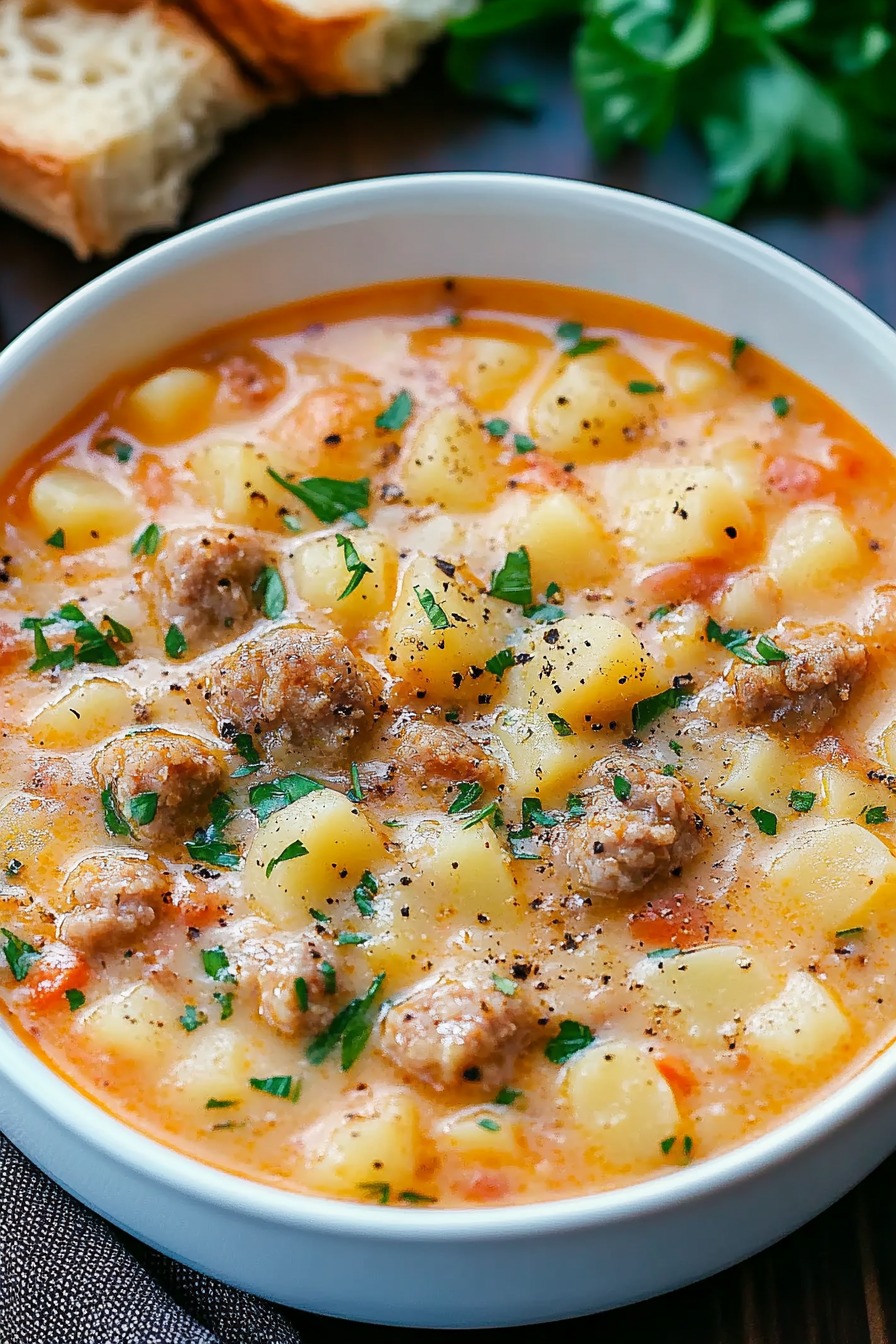 sausage potato soup