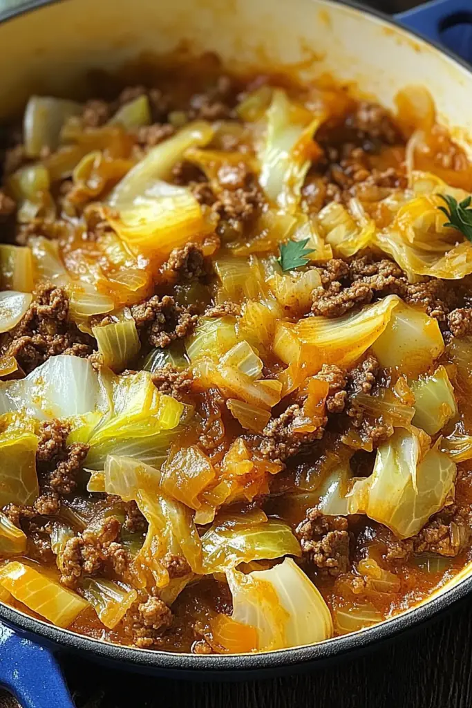 Cabbage Ground Beef