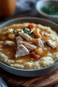 Crockpot chicken gravy