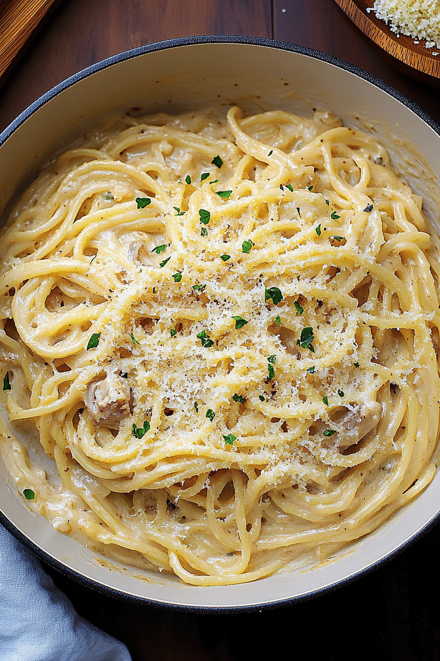French onion pasta