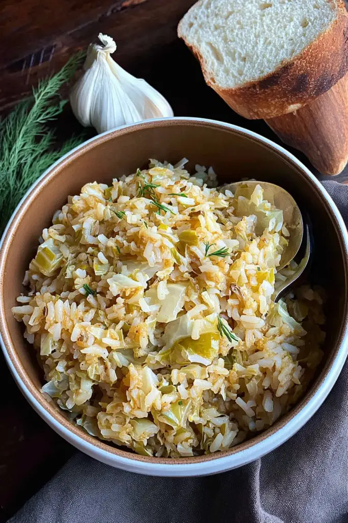 Greek cabbage rice