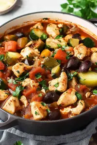 Mediterranean Chicken Casserole