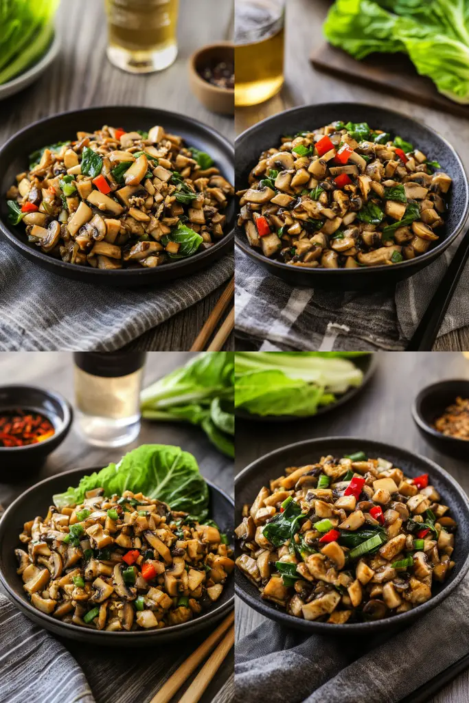 Mushroom San Choy Bow