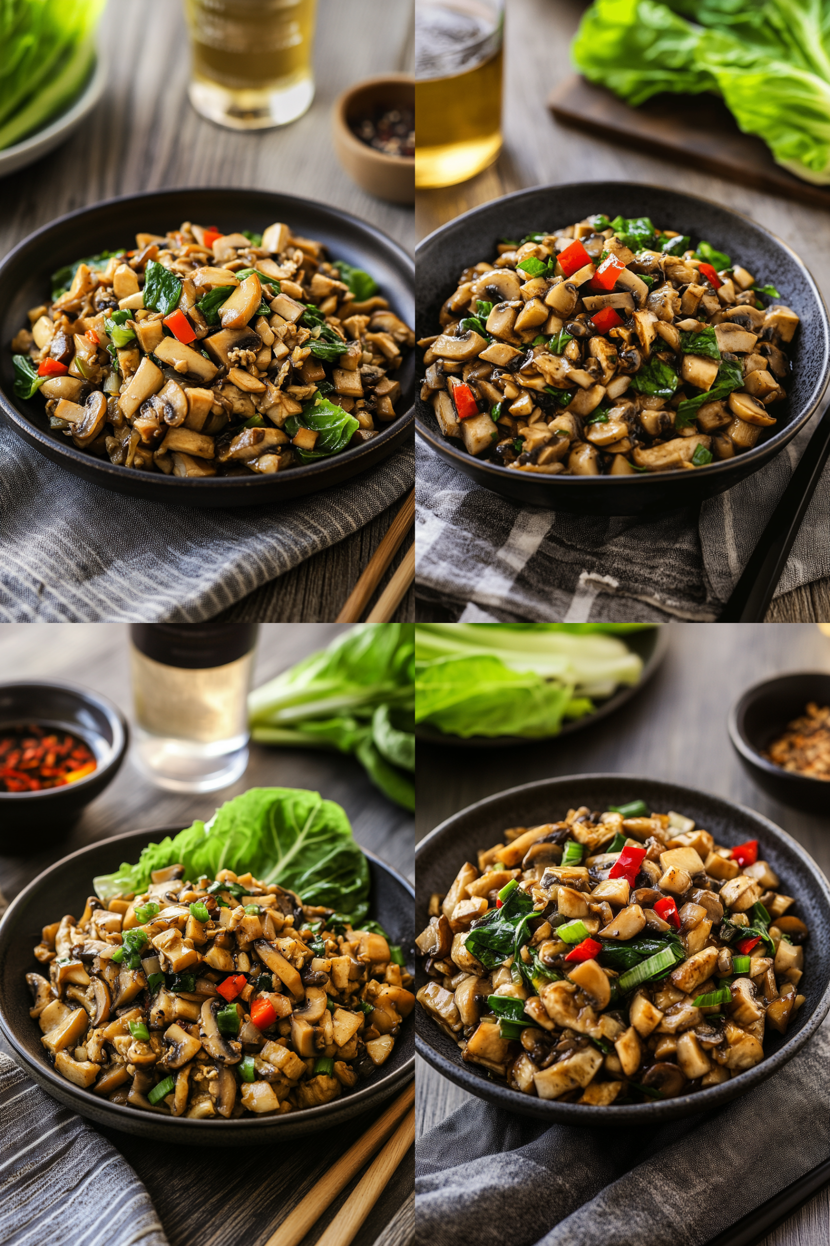 Mushroom San Choy Bow