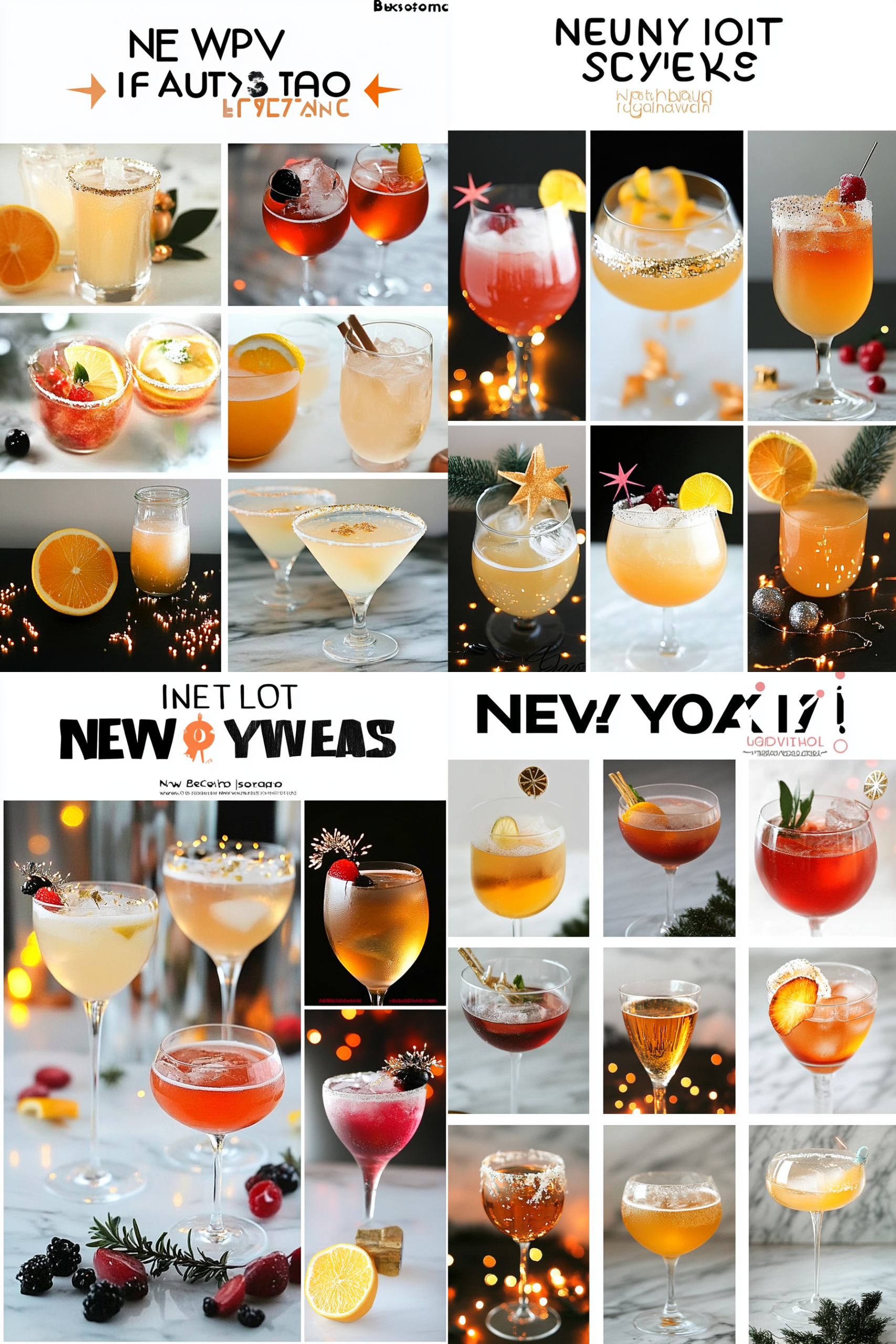 New Year's Eve Cocktails