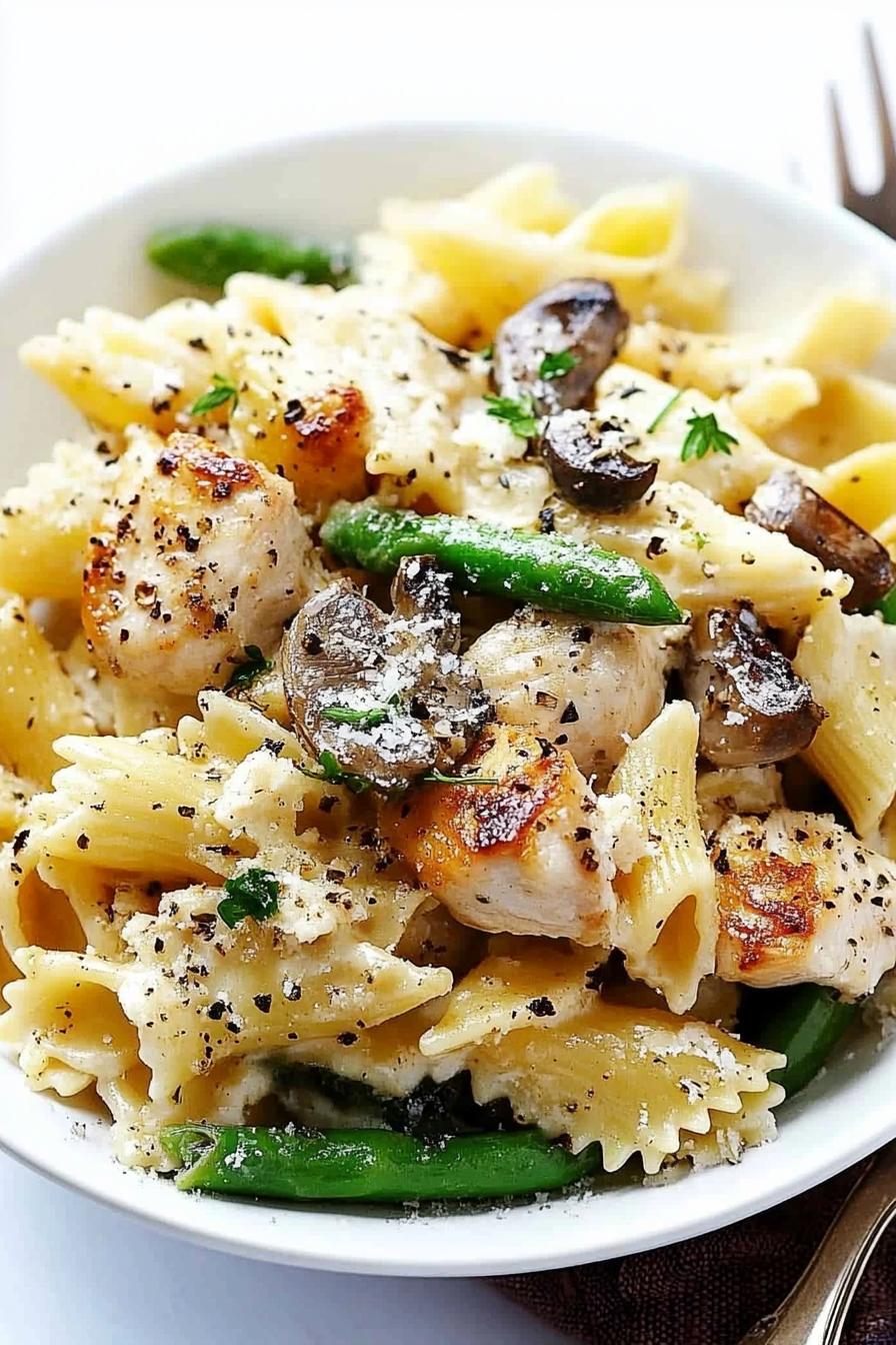 Pasta Goat Cheese Chicken