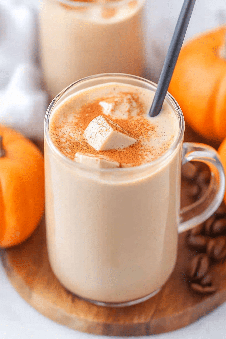 Pumpkin spice coffee creamer