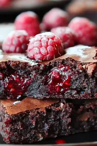 Raspberry Brownies