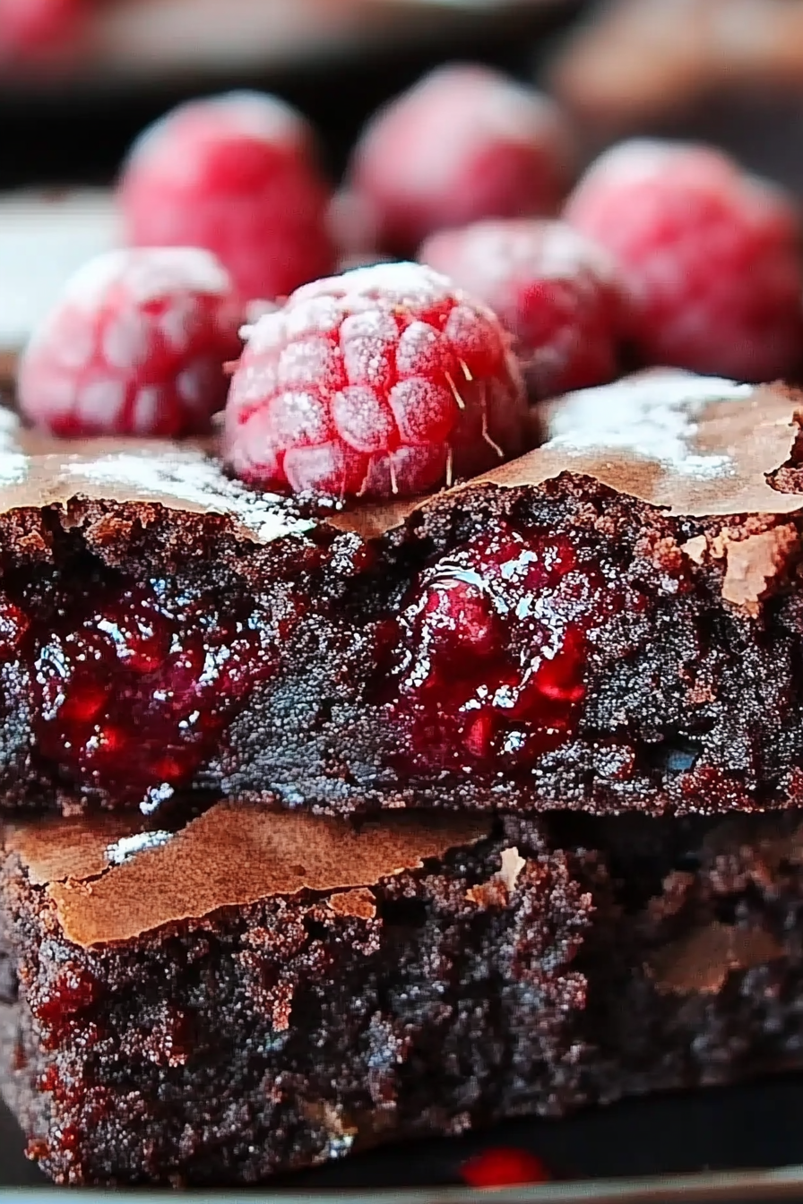 Raspberry Brownies