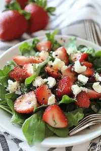 Strawberry Greens Salad