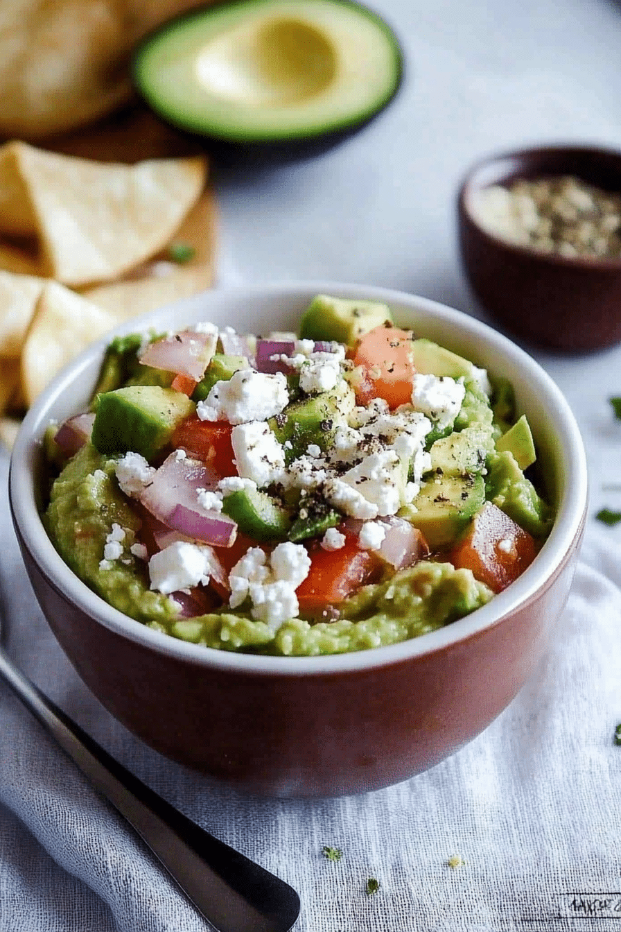 avocado feta dip
