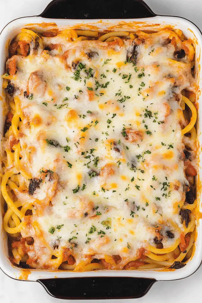 baked spaghetti casserole
