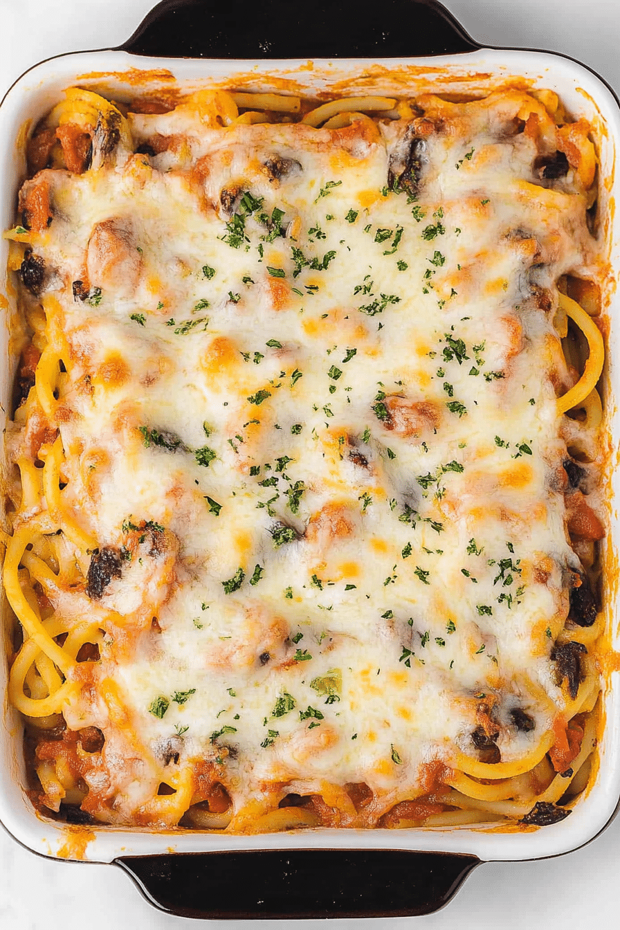baked spaghetti casserole