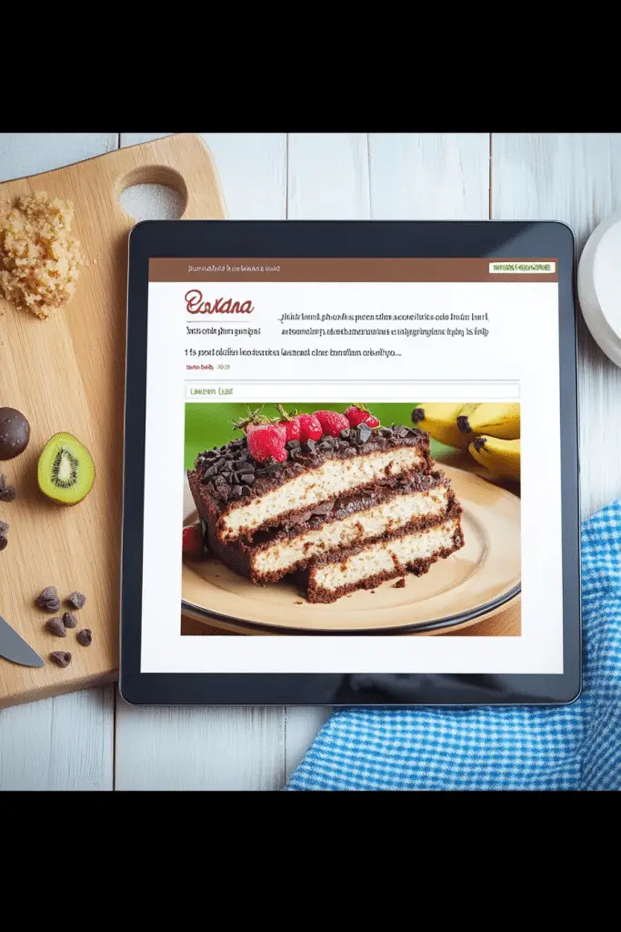 banana chocolate cake