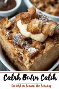 bread pudding dessert