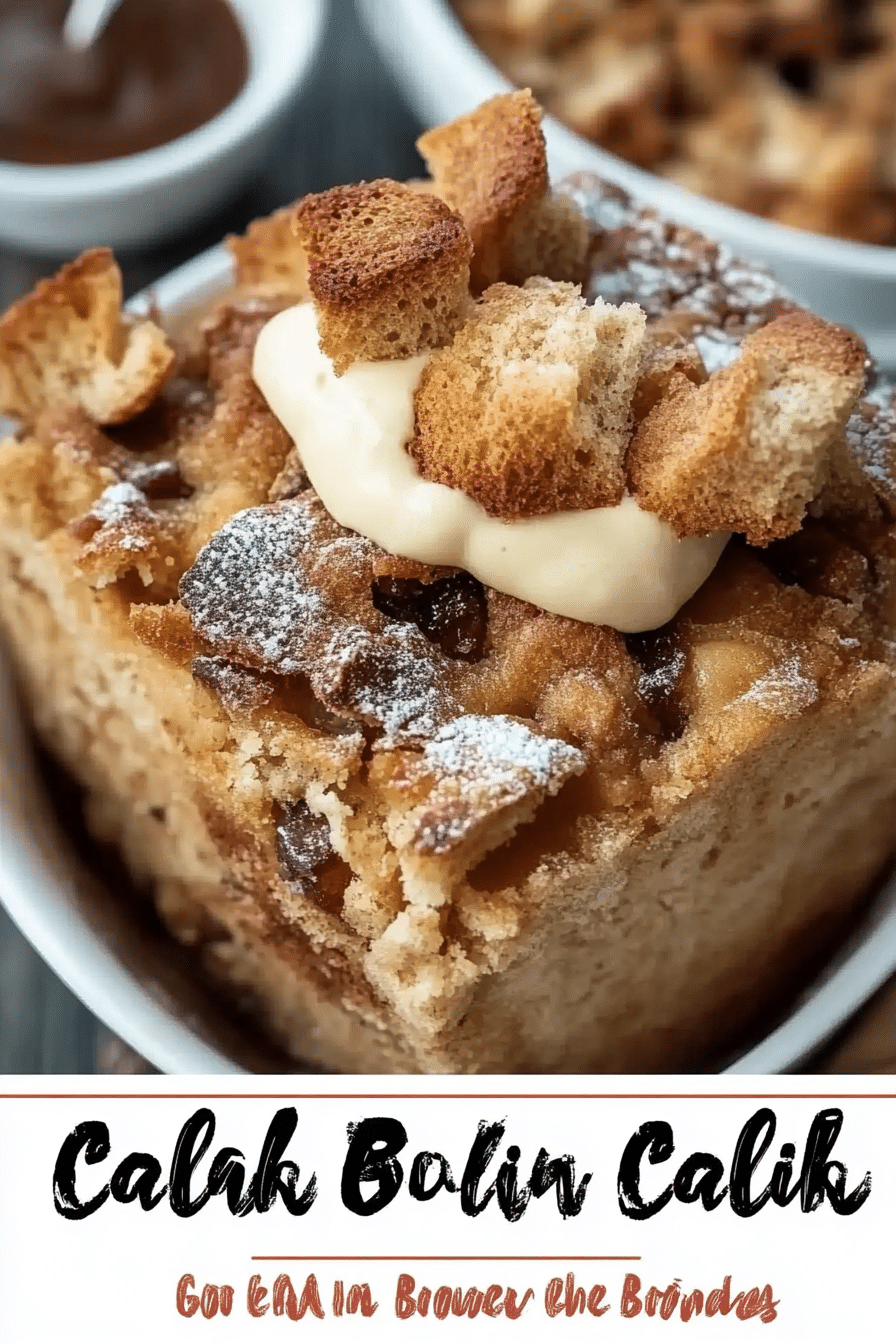 bread pudding dessert