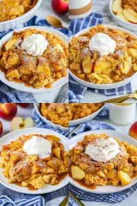 caramel apple dump cake