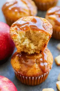 caramel apple muffins