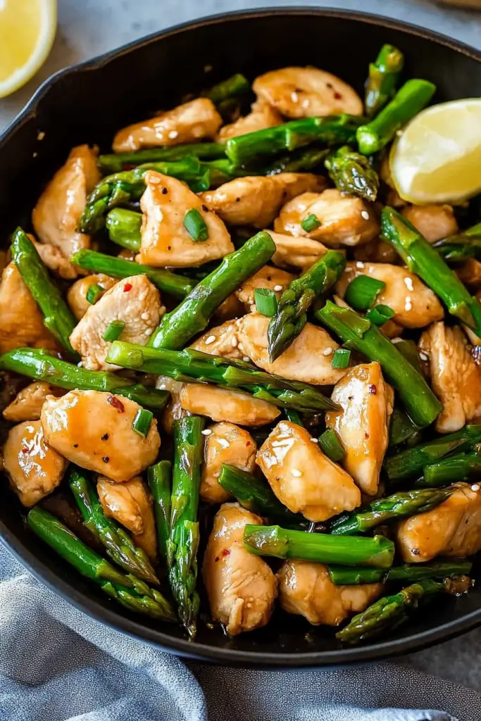 chicken asparagus stir fry