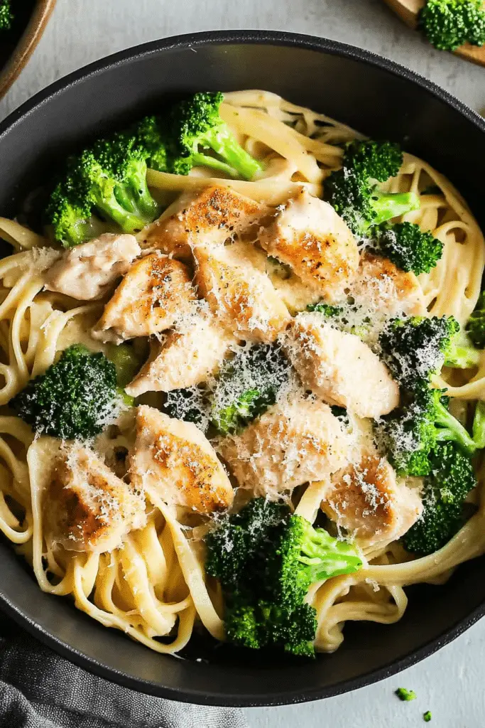 chicken broccoli alfredo
