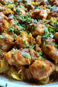 chicken cabbage bake