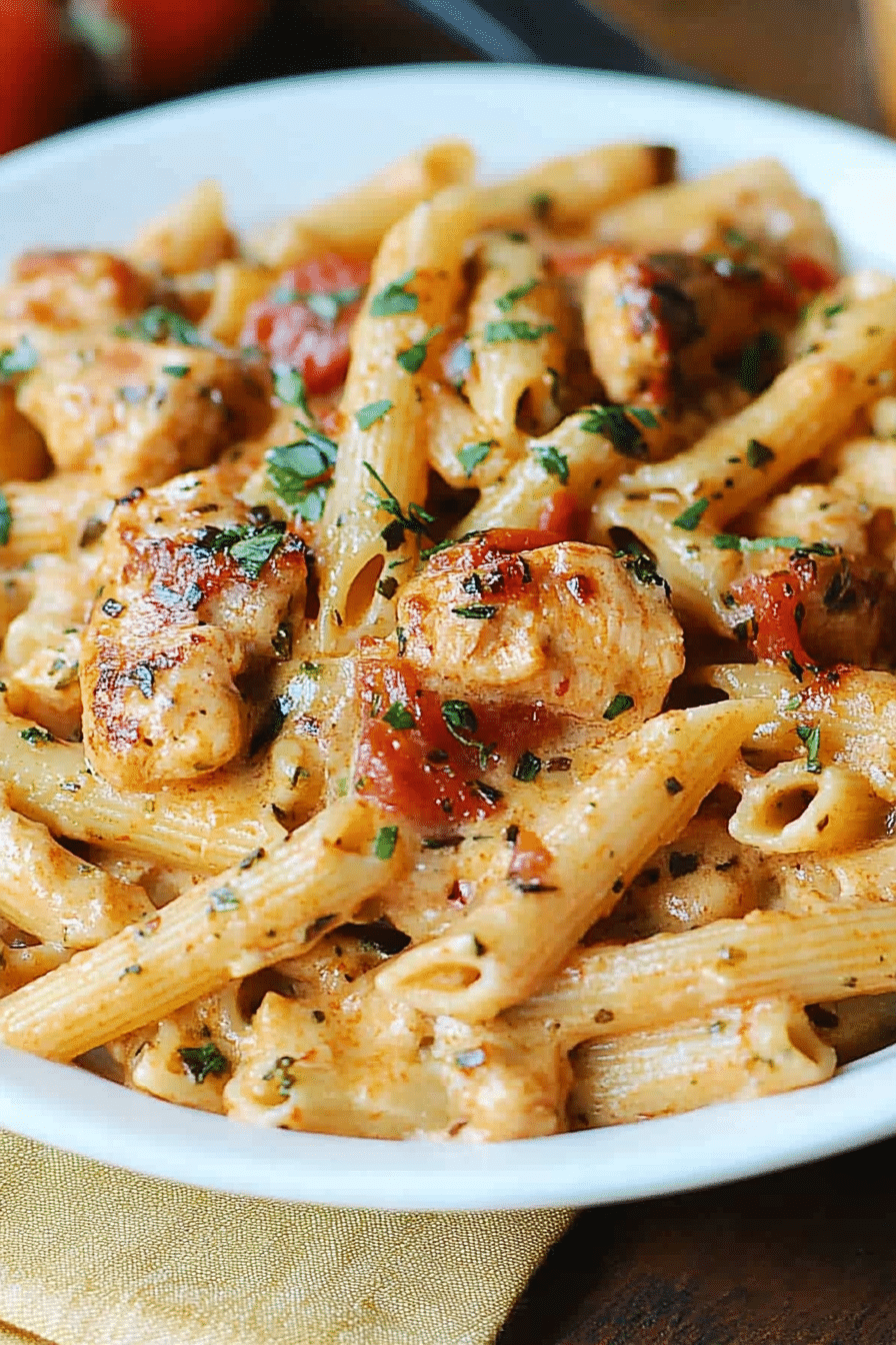 chicken mozzarella pasta