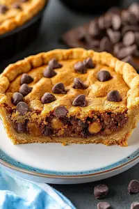 chocolate chip cookie pie