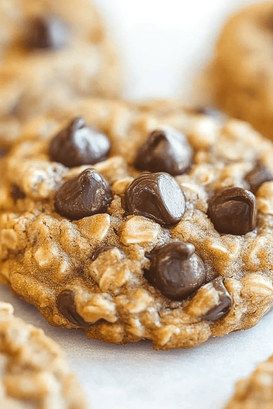 chocolate chip oatmeal cookies