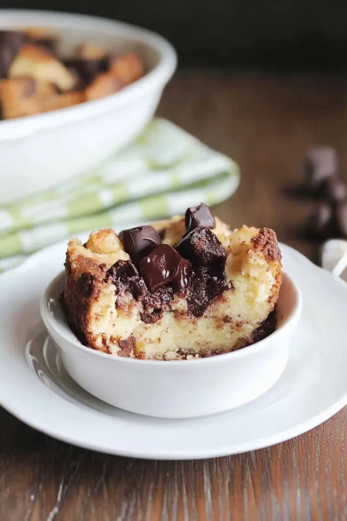 chocolate cinnamon bread pudding