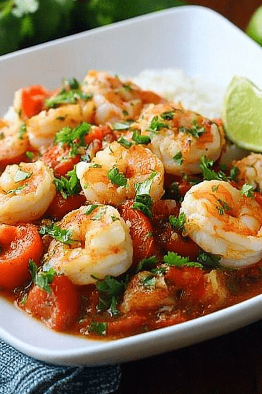 coconut shrimp tomatoes