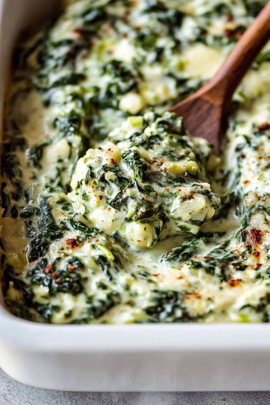 creamed spinach recipe