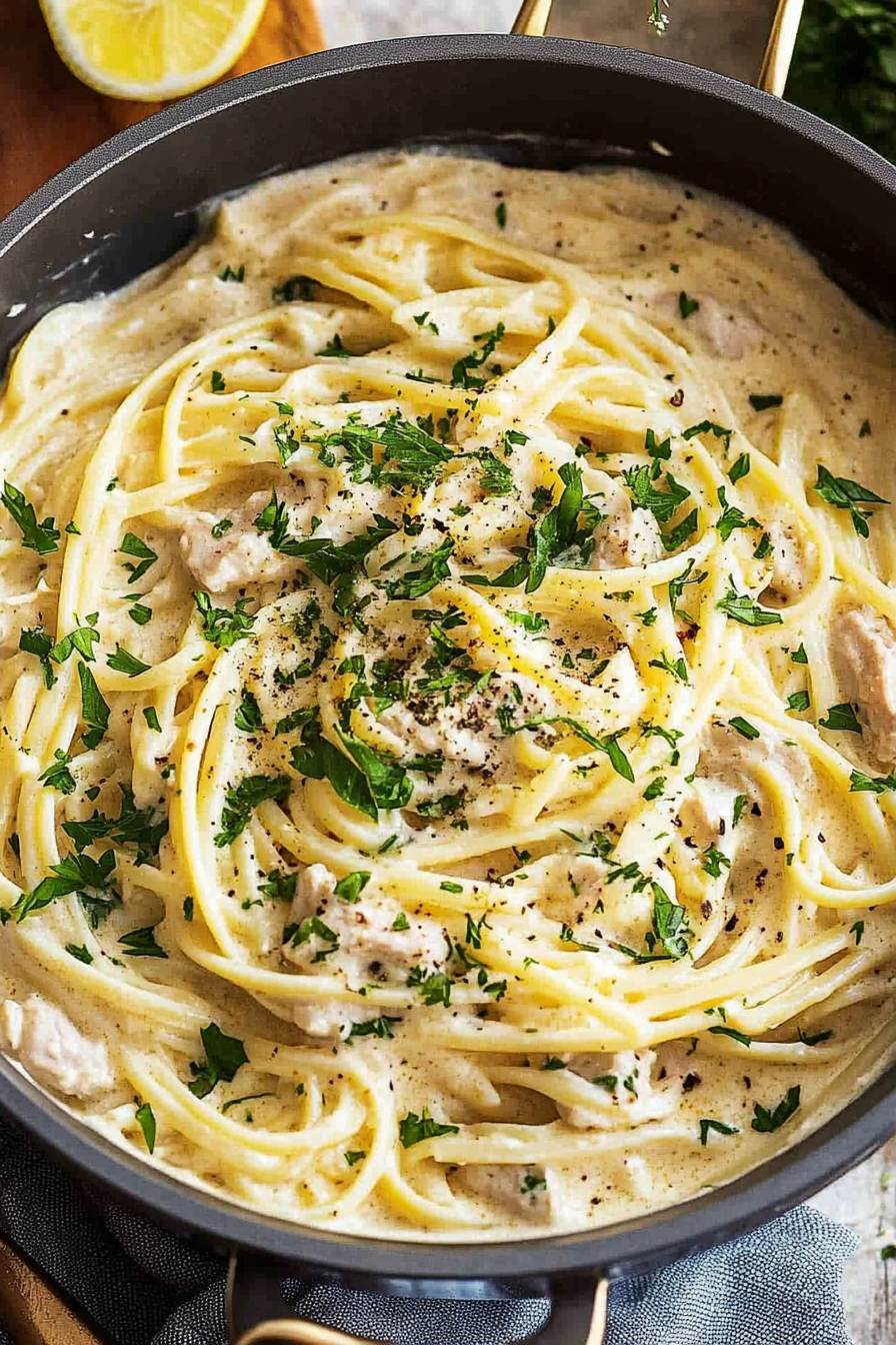 creamy tuna pasta