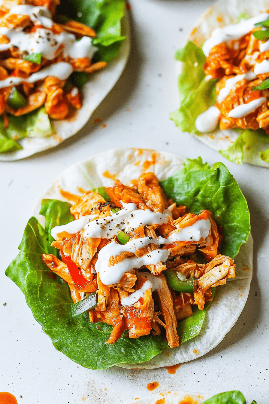 crock pot chicken wraps